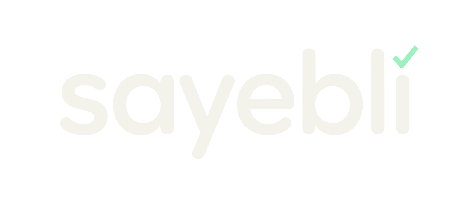 Sayebli wordmark, dark