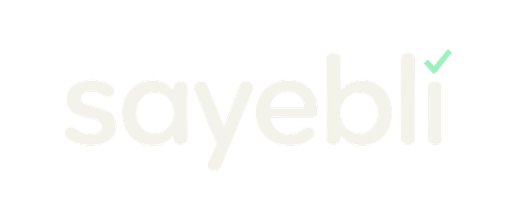Sayebli wordmark, dark